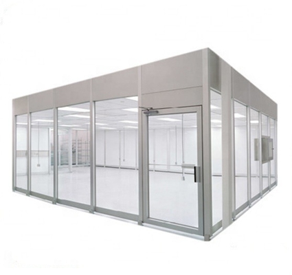 Velocidad de aire suave de la media 0.25-0.35m/S de la clase 1000 de la cabina del sitio limpio de la pared del PVC de la fábrica